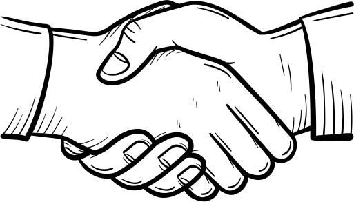 stretta mano
